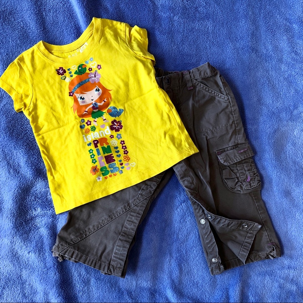 NWOT Nautica Girls Pants Children’s Place Tee set